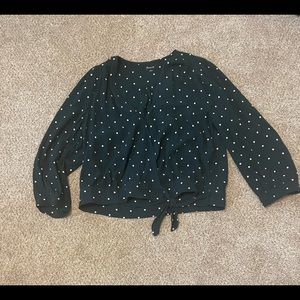 Madewell wrap blouse